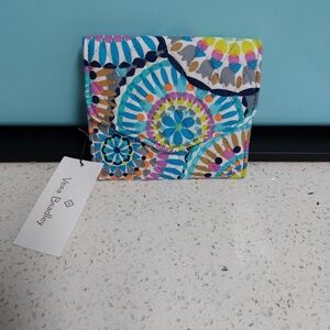 RFID Mini Trifold Wallet Sunny Medallion NWT